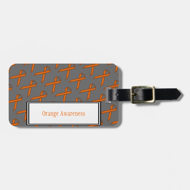Étiquette À Bagage Ruban orange standard par Kenneth Yoncich (Devant horizontal)