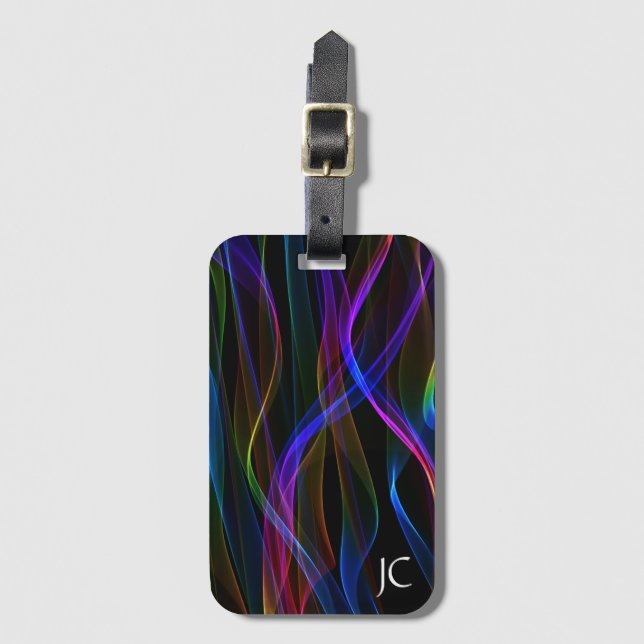 Étiquette À Bagage Rubans de lumière (Devant Vertical)