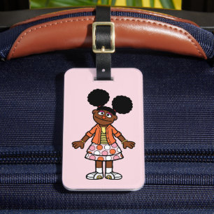 Étiquette À Bagage Rue Sésame   Gabrielle Portrait   Ajouter Votre No