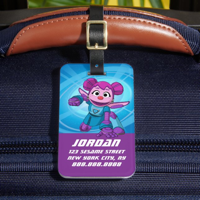 Étiquette À Bagage Rue Sésame | Mécaniciens Abby | Ajouter un nom (Insitu Rectoal 2)