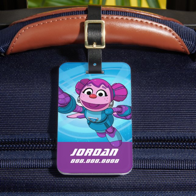 Étiquette À Bagage Rue Sésame | Mécaniciens Abby | Ajouter un nom (Insitu Rectoal 2)