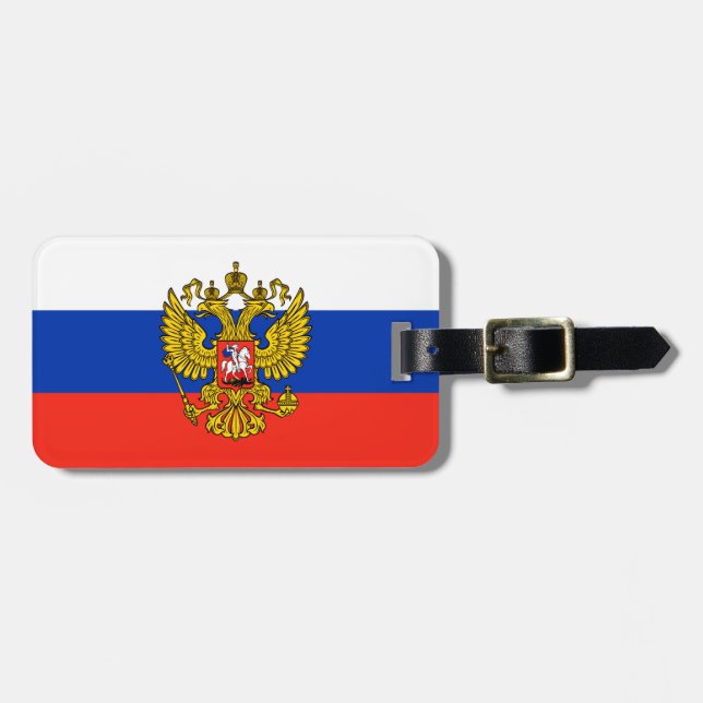Étiquette À Bagage Russie (Devant horizontal)