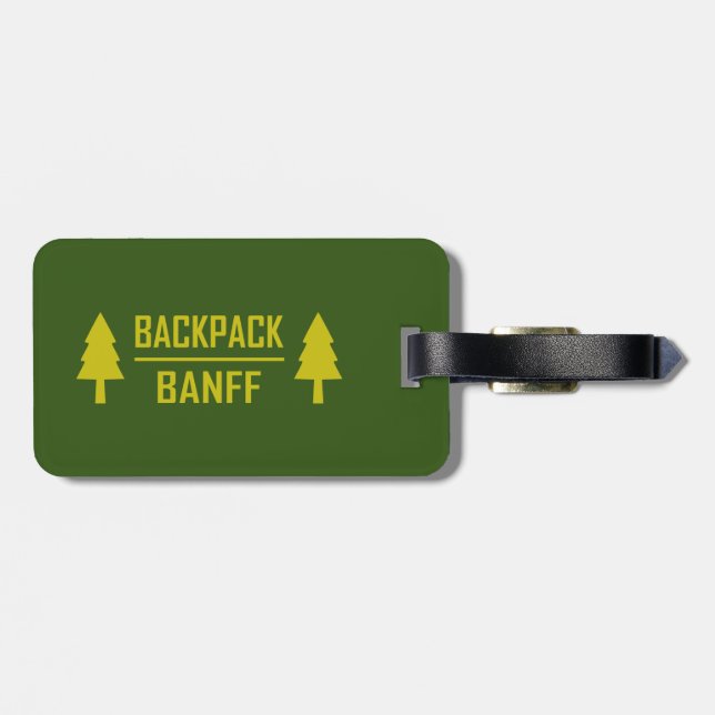 Étiquette À Bagage Sac à dos Banff (Dos horizontal)