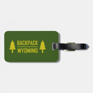 Étiquette À Bagage Sac à dos Wyoming