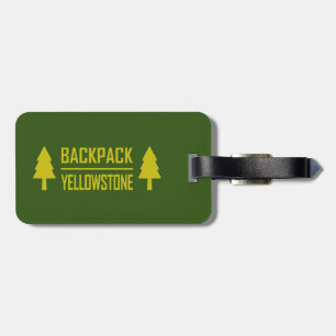 Étiquette À Bagage Sac à dos Yellowstone