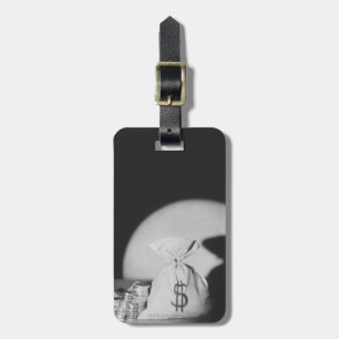 Étiquette À Bagage Sac d'argent
