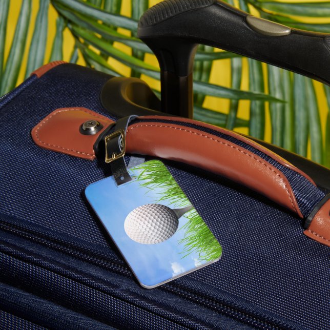 Étiquette À Bagage Sac de golf Étiquette Votre cadeau Carte de visite (Insitu Rectoal 1)