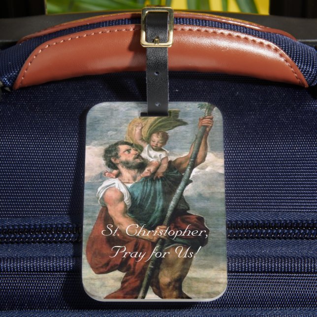 Étiquette À Bagage Saint Christopher (Insitu Rectoal 2)