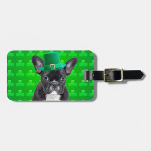 Étiquette À Bagage Saint Patrick, Chien de taureau français