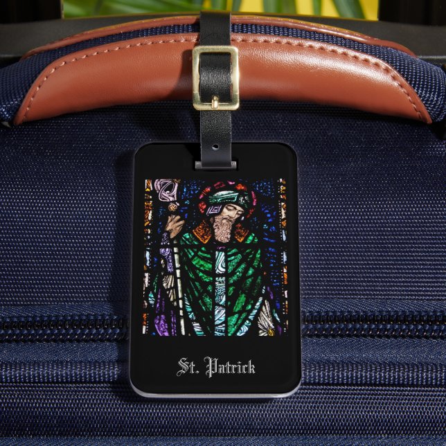Étiquette À Bagage Saint Patrick Verre Strait Personnalisé (Insitu Rectoal 2)