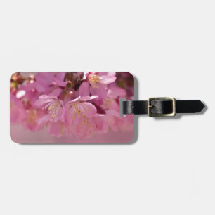 Étiquette À Bagage Sakura Cherry Blossoms Delicate Pink Bouquet