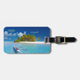 Étiquette À Bagage Salutations de Tahiti