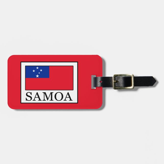 Étiquette À Bagage Samoa (Devant horizontal)