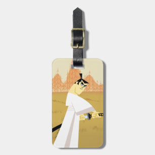Étiquette À Bagage Samouraï Jack Drawing Sword
