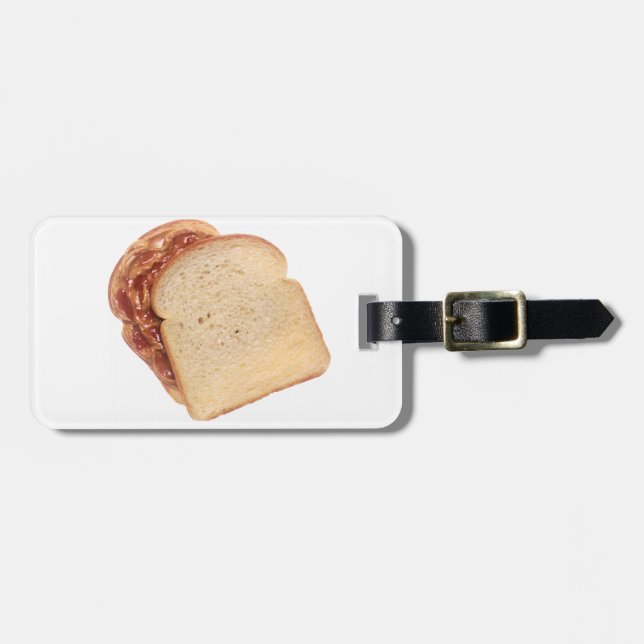 Étiquette À Bagage Sandwich au beurre d'arachide et à la gelée (Devant horizontal)