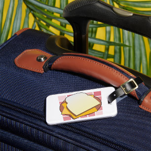 Étiquette À Bagage Sandwich au fromage