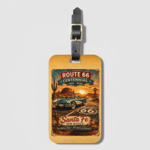 Étiquette À Bagage Santa Fe Route soixante-six Centenaire
