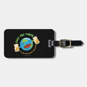 Étiquette À Bagage Sauvez la Terre