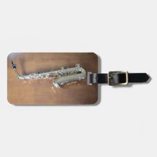 Étiquette À Bagage Saxophone