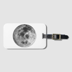 Étiquette À Bagage Science de l'astronomie spatiale de la Pleine lune