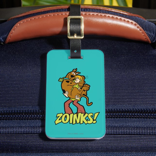 Étiquette À Bagage Scooby-Doo et Shaggy Zoinks! (Insitu Rectoal 2)