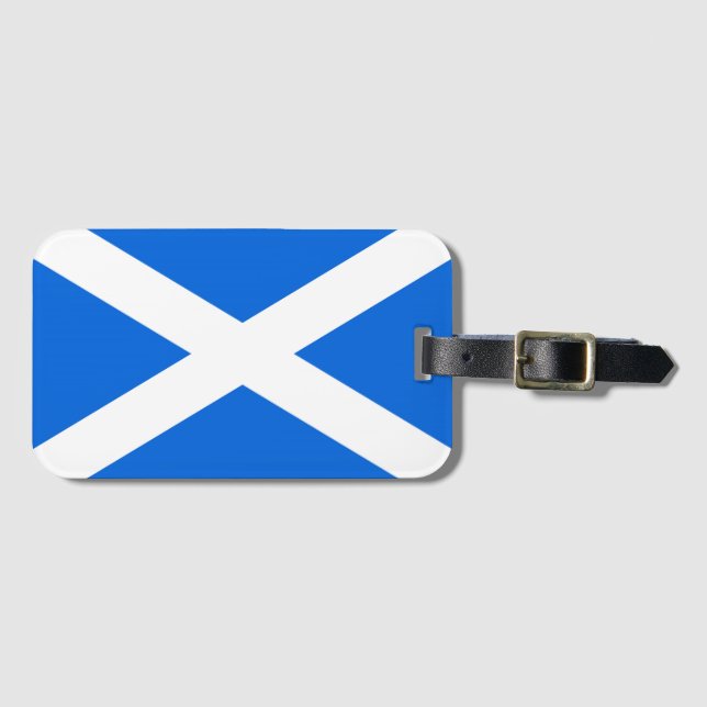 Étiquette À Bagage Scottish Flag bc lt arc1 (Devant Horizontal)