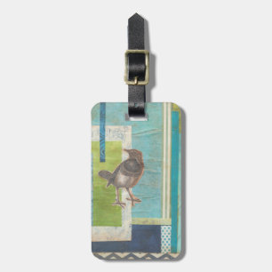Étiquette À Bagage Scrapbook Avian I