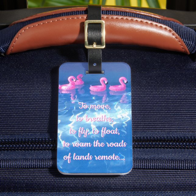 Étiquette À Bagage Se déplacer, respirer... Devis de voyage inspirant (Insitu Rectoal 2)