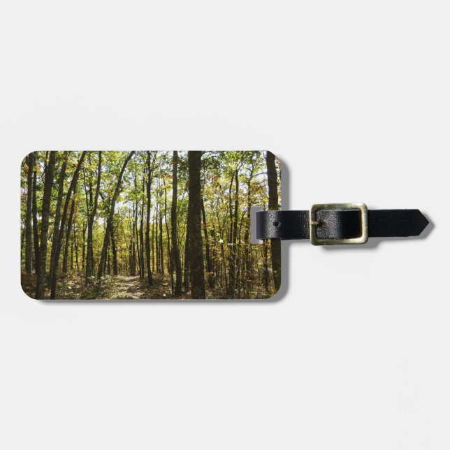 Étiquette À Bagage Sentier des Appalaches en octobre à Shenandoah (Devant horizontal)