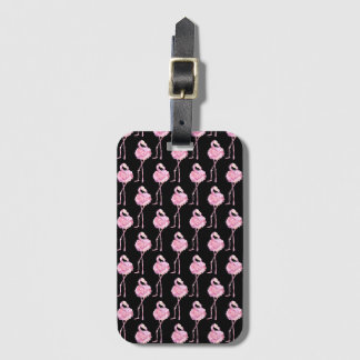 Étiquette À Bagage Série Tender Flamingo Design 3 