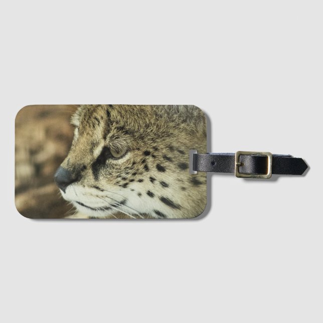 Étiquette À Bagage Serval (Devant Horizontal)