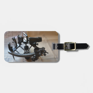 Étiquette À Bagage Sextant Antique