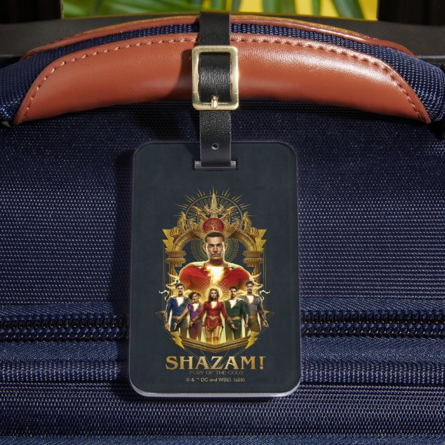 Étiquette À Bagage SHAZAM ! Furie des dieux | Cadre SHAZAMily (Insitu Rectoal 2)