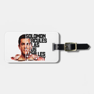 Étiquette À Bagage SHAZAM !   Shazam Closeup Acronyme graphique