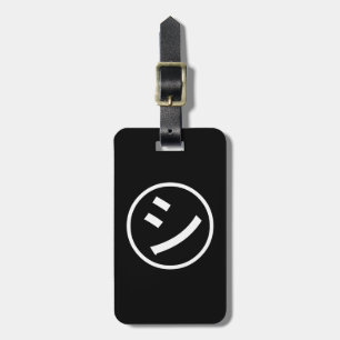 Étiquette À Bagage ㋛ Shi Kana Katakana Smiling Emoji / Emoticon