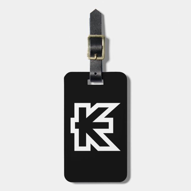 Étiquette À Bagage SIGNE D'ARGENT Laos Kip Lao / Laotien (Devant Vertical)