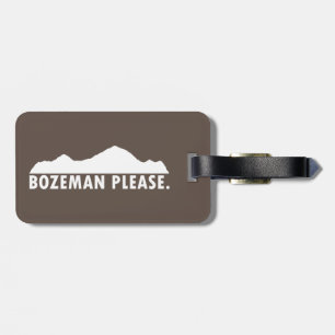 Étiquette À Bagage S'il vous plaît Bozeman