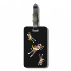 Singe customisé de chaussette avec des épées de