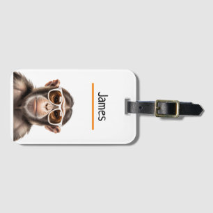 Étiquette À Bagage Singe personnalisé