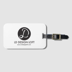 Étiquette À Bagage Site web personnalisé ajouter votre logo ici Simpl