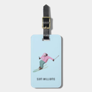 Étiquette À Bagage Ski