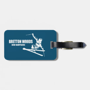 Étiquette À Bagage Skier Bretton Woods New Hampshire