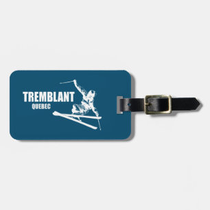Étiquette À Bagage Skier Tremblant Québec
