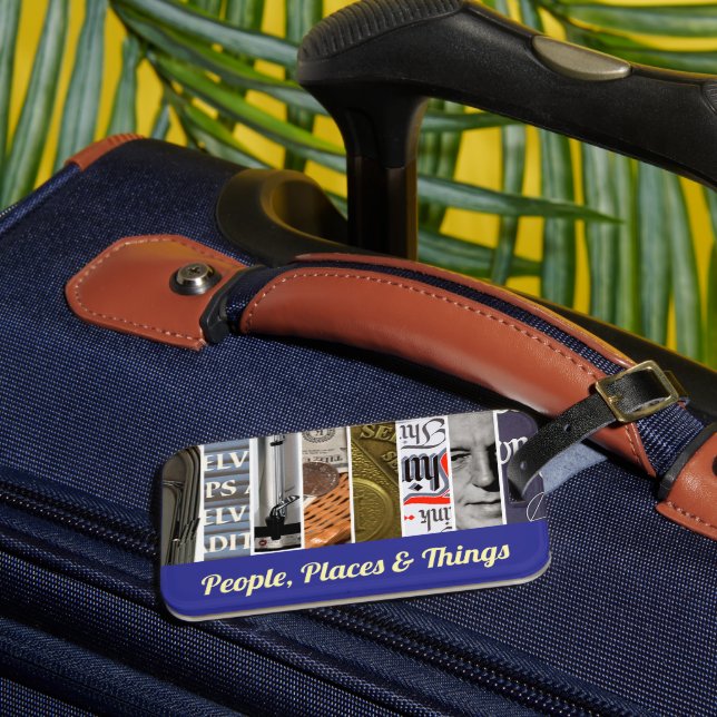 Étiquette À Bagage Slices d'accueil d'un Slogan de récupération de ré (Insitu Rectoal 3)