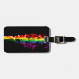 Étiquette À Bagage SlipperyJoe's fumée vif arc-en-ciel célébré