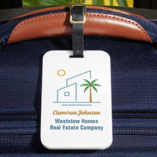 Étiquette À Bagage Société immobilière de plage Realtor côtier person