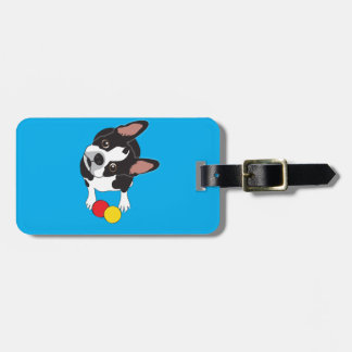 Étiquette À Bagage Soldat de la cavalerie Boston Terrier