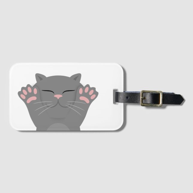 Étiquette À Bagage sommeil du chat (Devant Horizontal)