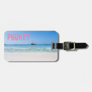 Étiquette À Bagage souvenir Phuket Beach Thaïlande