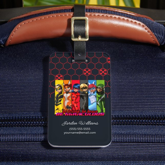 Étiquette À Bagage Soyez Fort, Soyez Courageux, Soyez Miraculeux (Insitu Rectoal 2)